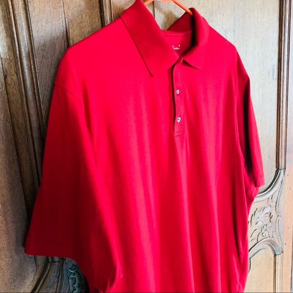 Men’s XL EDDIE BAUER Reddish / Maroon Pima Cotton Polo Shirt Next to New EXC - Picture 3 of 12